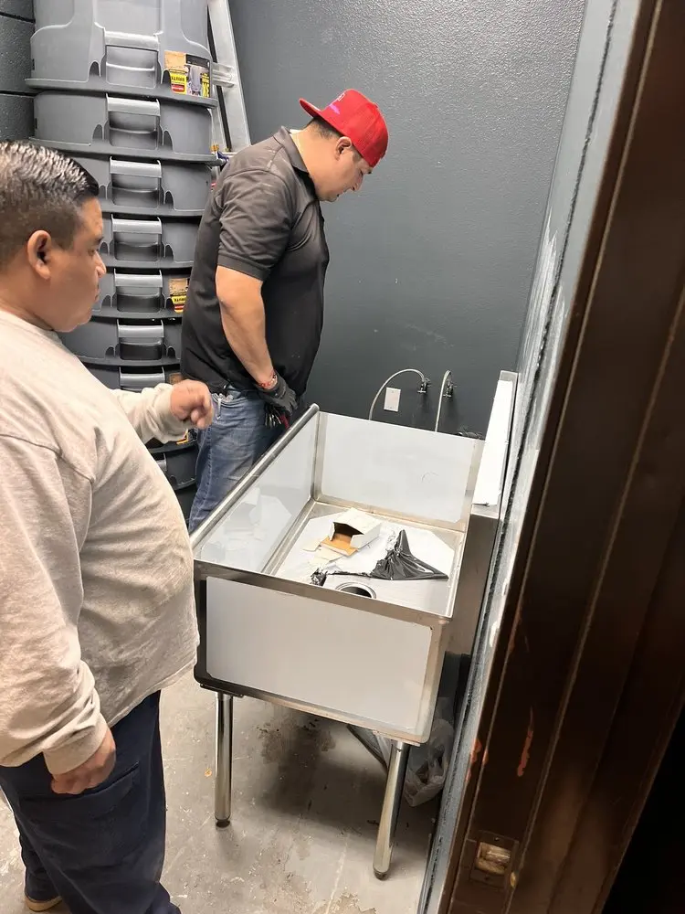Commercial plumbing and sink installation in Titusville